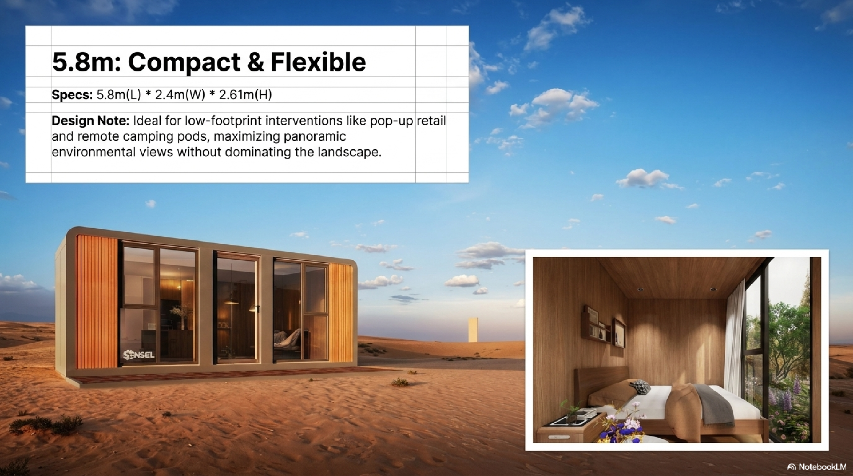 Modular Apple Cabin - Exterior